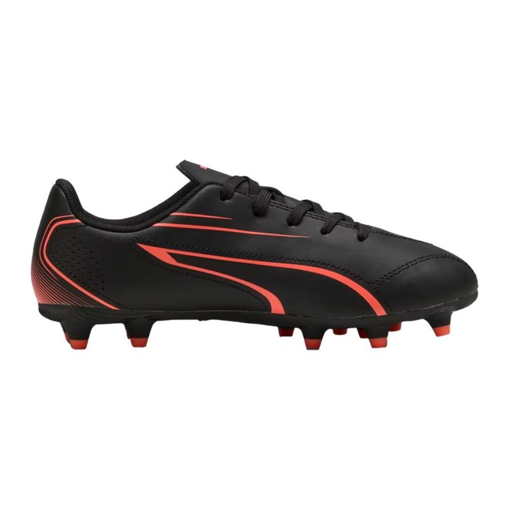 Puma Mens Vitoria FG/AG Soccer Cleats / Black/Red